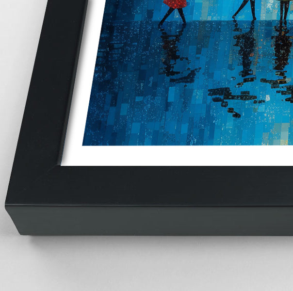 Black People Umbrella Rain African American canvas print view 70