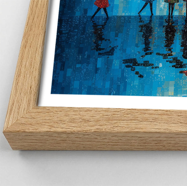 Black People Umbrella Rain African American canvas print view 76