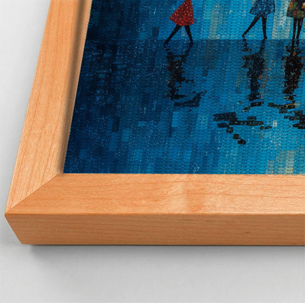 Black People Umbrella Rain African American canvas print view 46