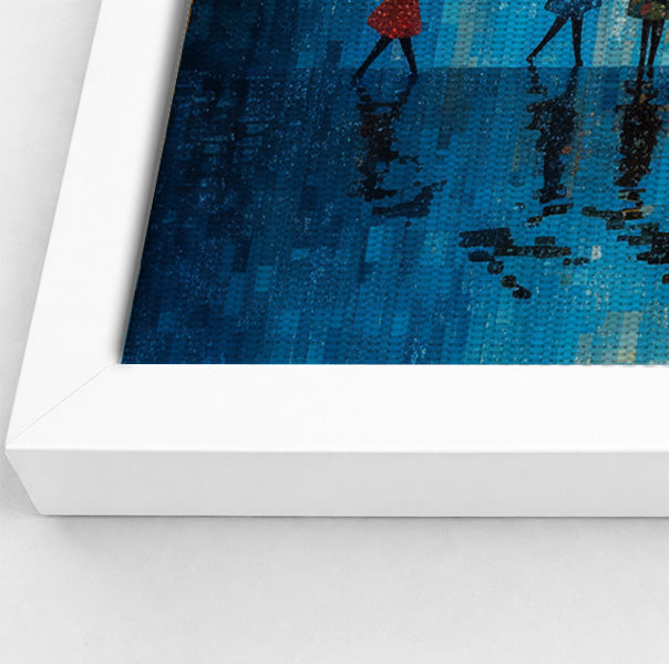 Black People Umbrella Rain African American canvas print view 64