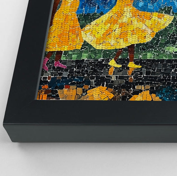 Black Girls Rainy Day Black children wall art view 28