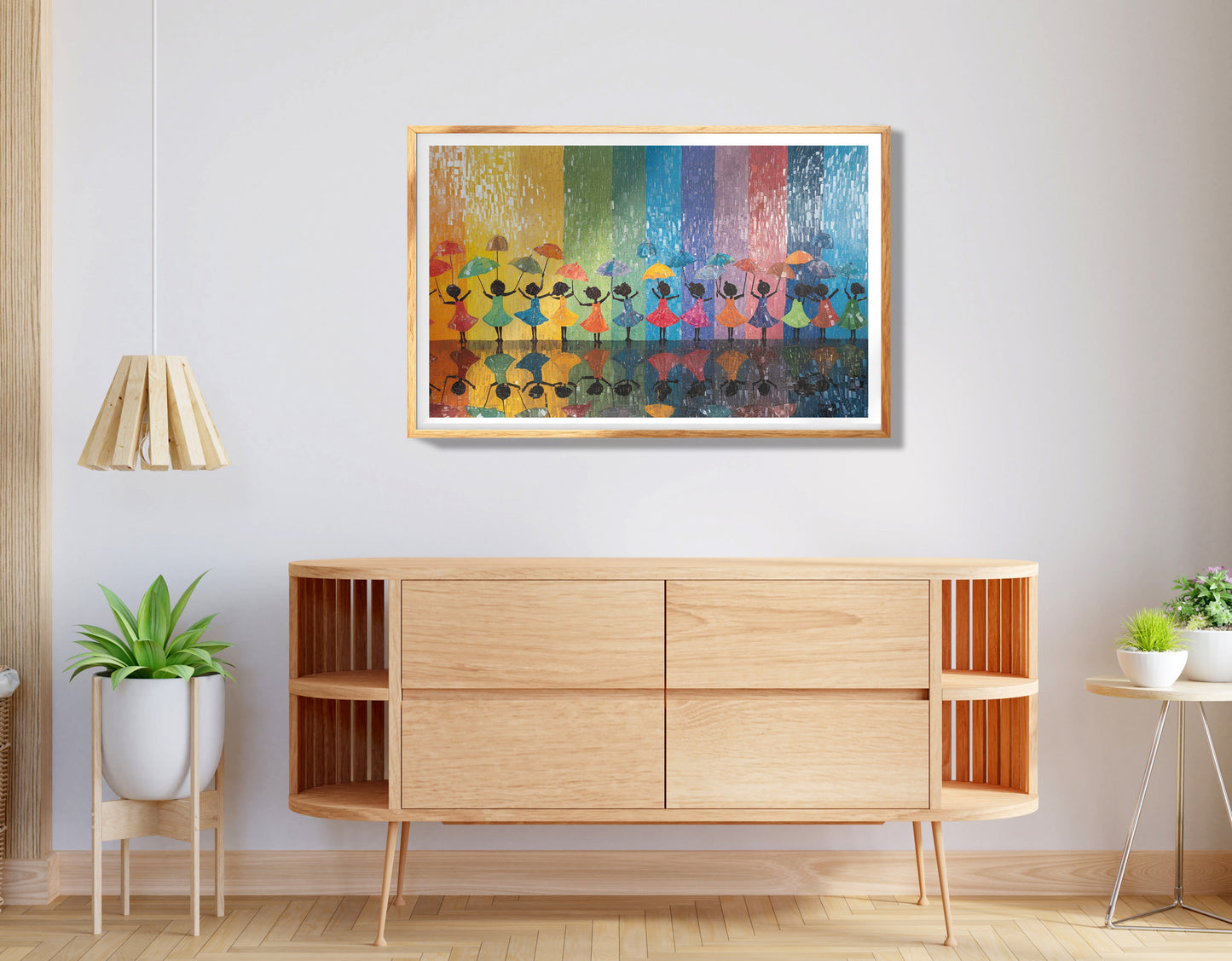Black Women Dancing Abstract Black woman wall art view 74