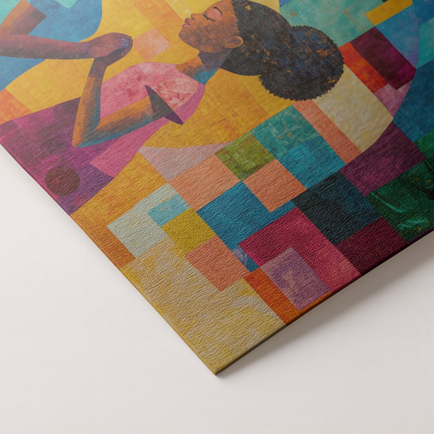 Black Girls Friendship Black children wall art artwork by MoomZee Artwork
