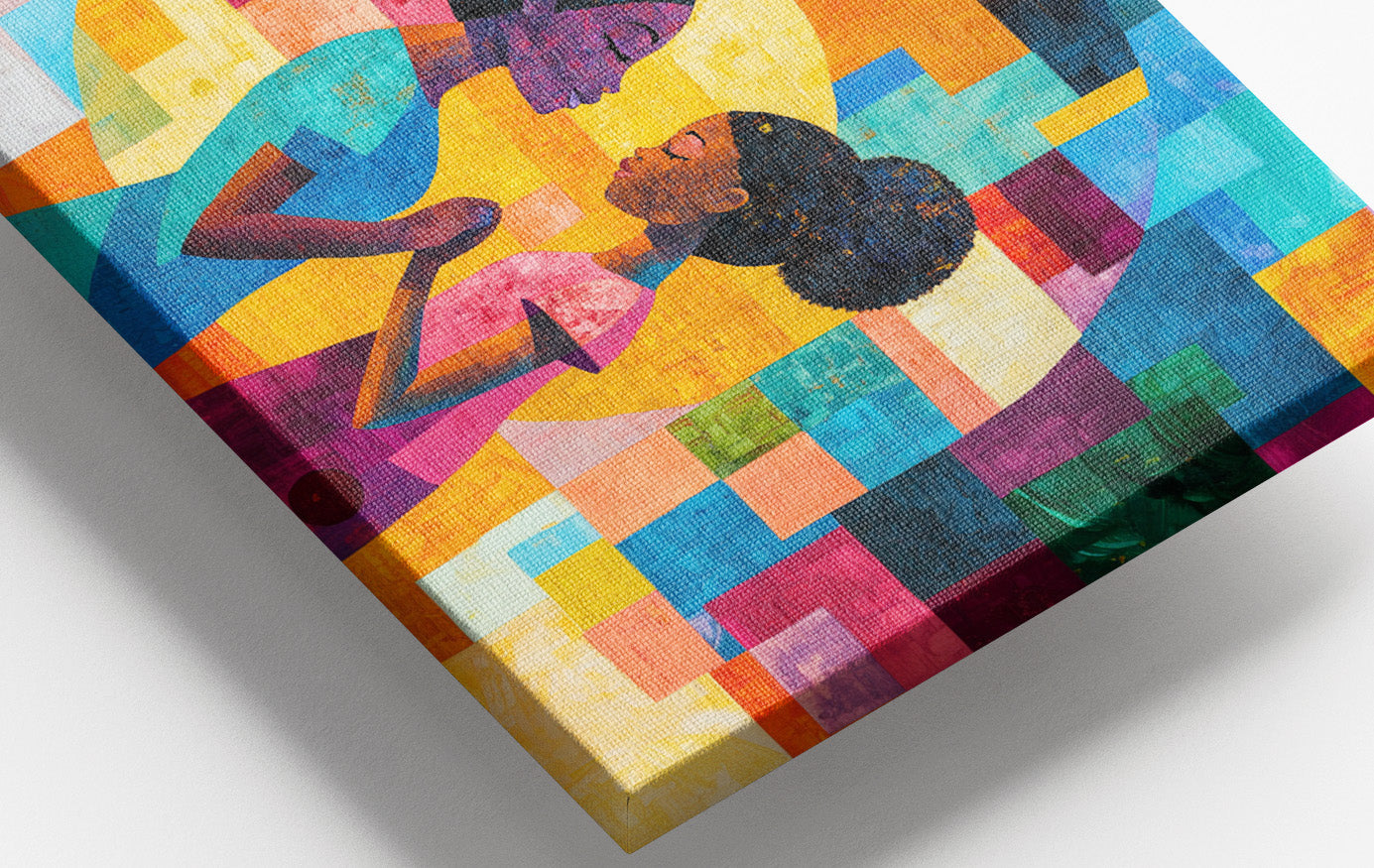 Black Girls Friendship Black children wall art view 16
