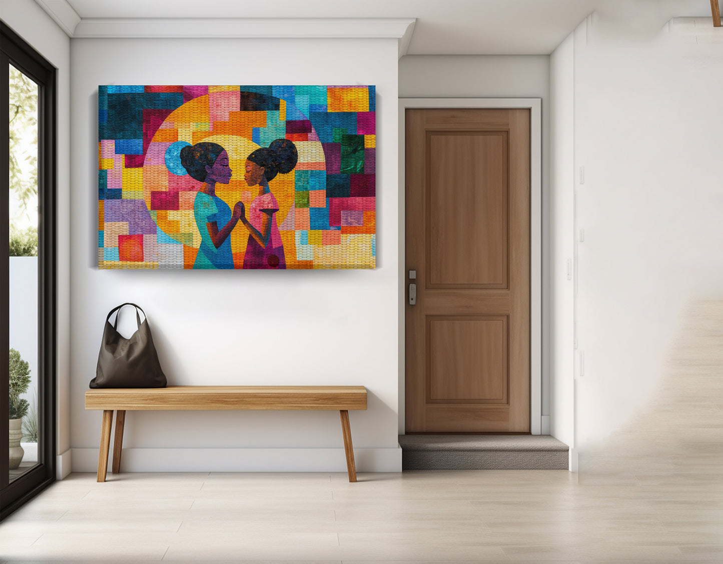 Black Girls Friendship Black children wall art view 17