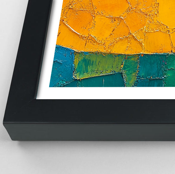 Black Mother and Child Abstract Black family wall art view 70