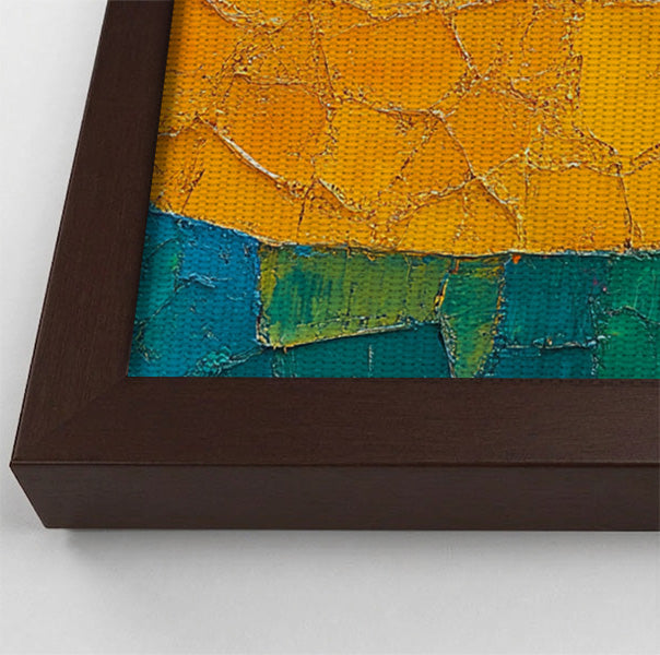 Black Mother and Child Abstract Black family wall art view 34