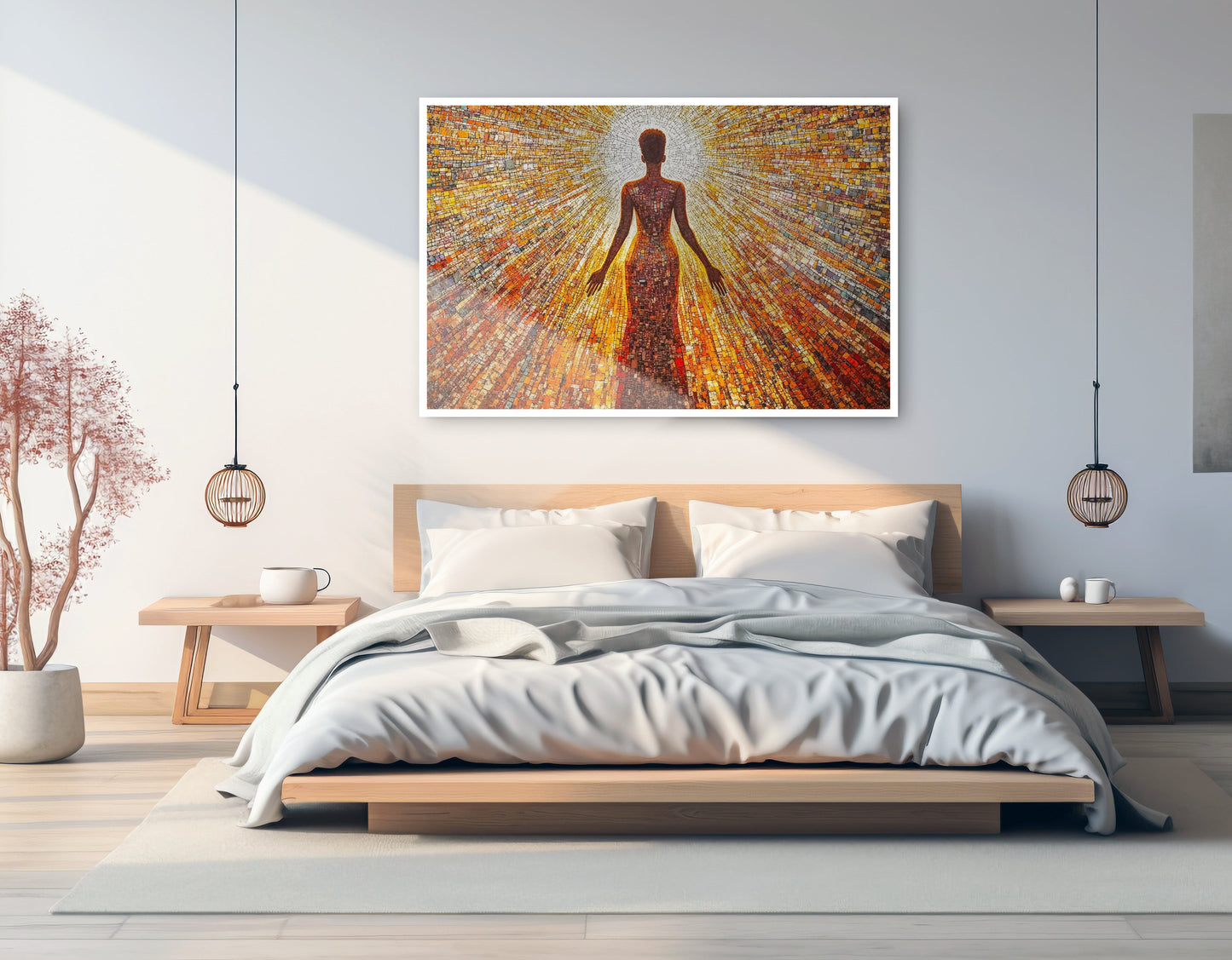 Radiant Black Woman Portrait African American wall art artwork view