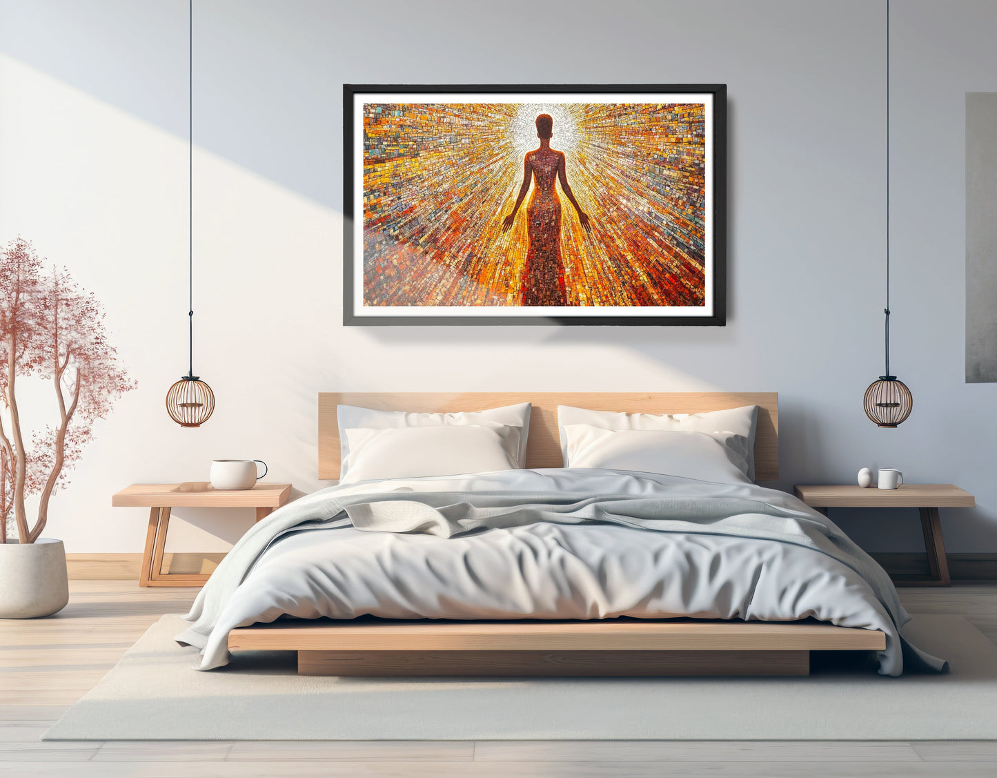Radiant Black Woman Portrait African American wall art view 69