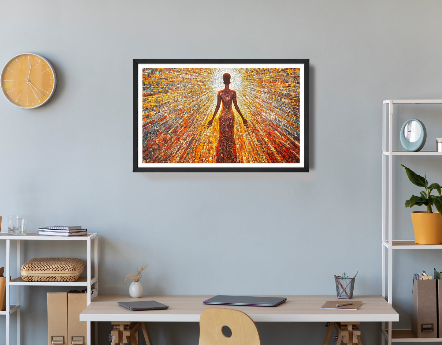 Radiant Black Woman Portrait African American wall art view 72