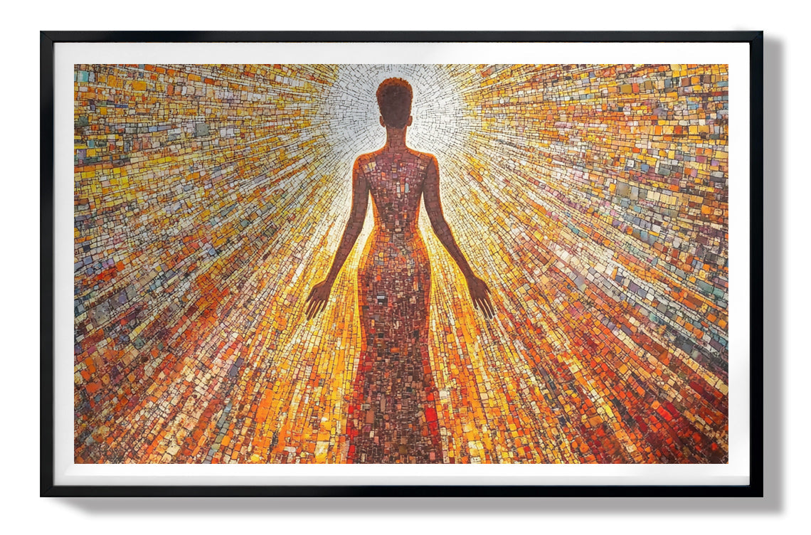 Radiant Black Woman Portrait African American wall art view 67