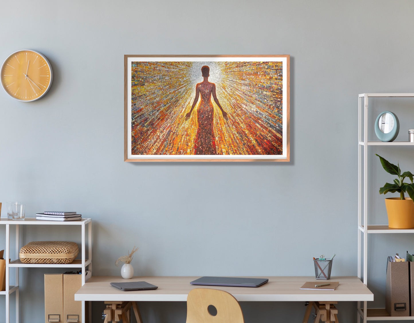 Radiant Black Woman Portrait African American wall art view 84