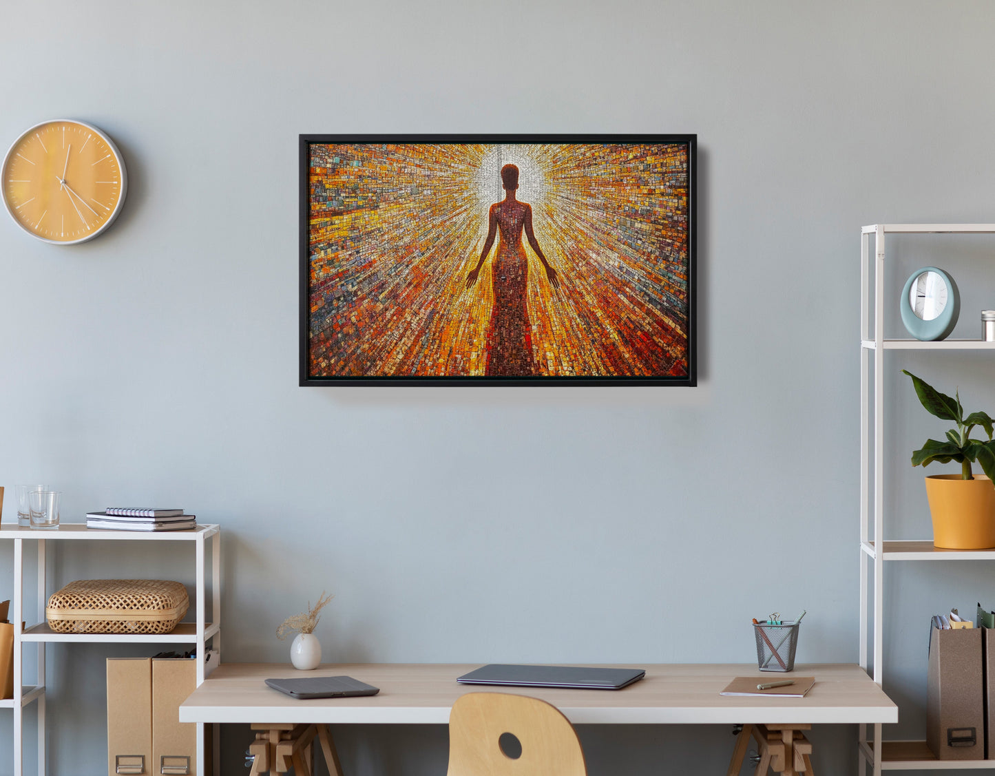 Radiant Black Woman Portrait African American wall art view 30