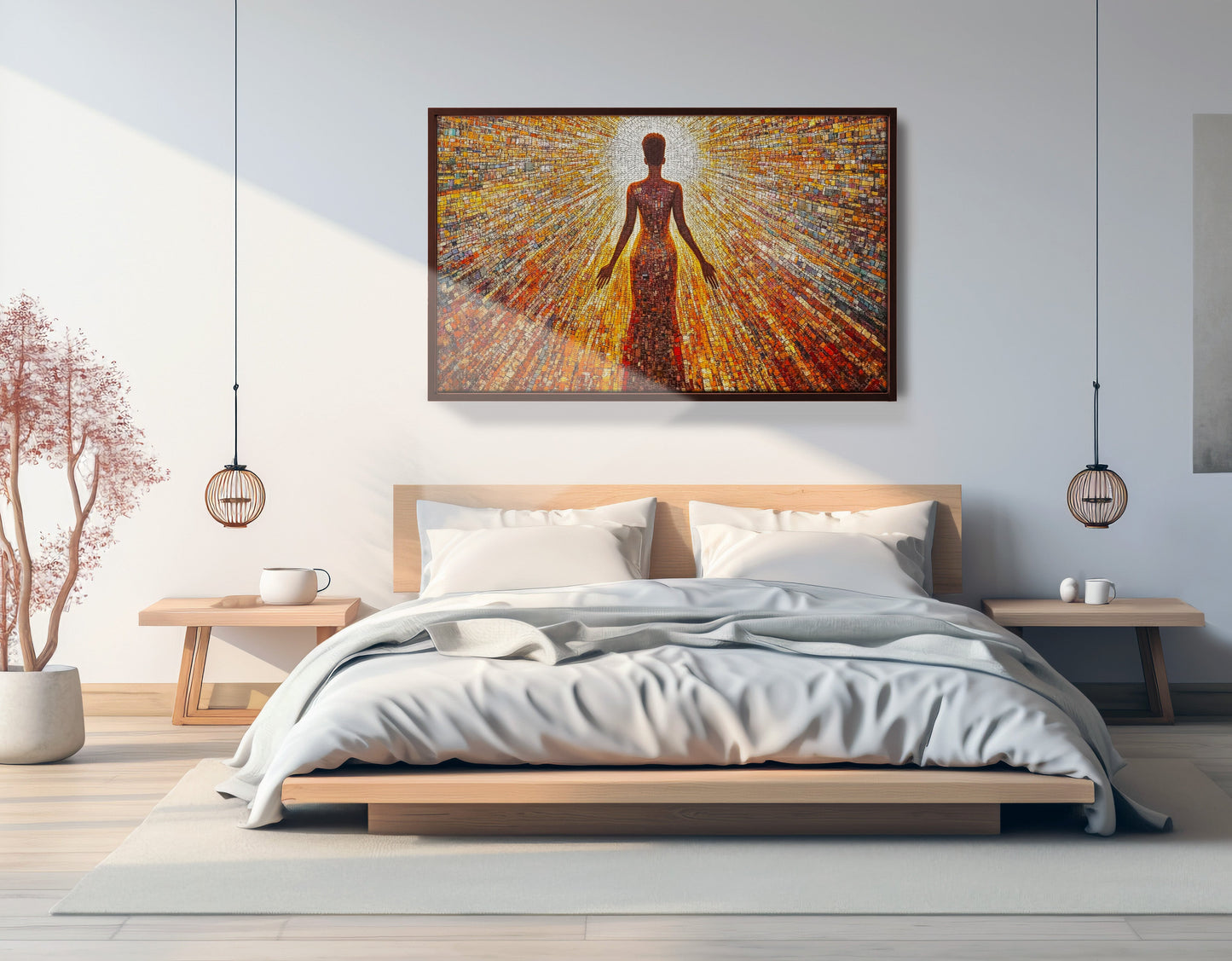 Radiant Black Woman Portrait African American wall art view 33