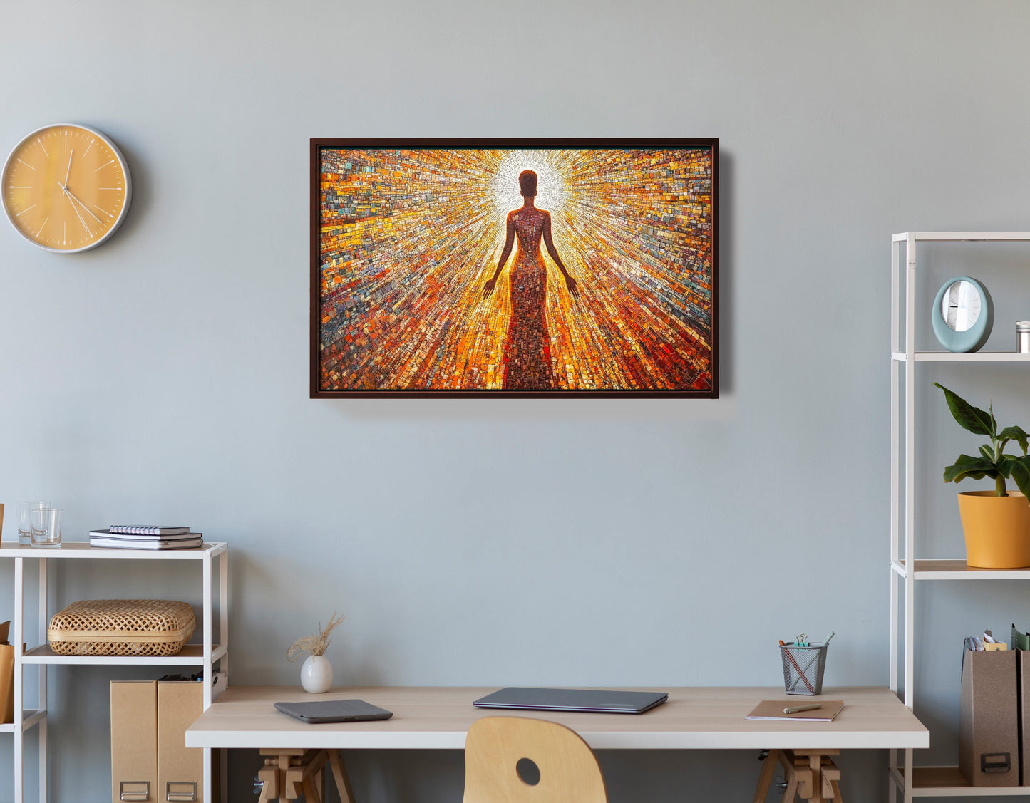 Radiant Black Woman Portrait African American wall art view 36