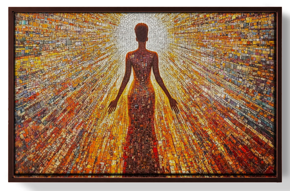 Radiant Black Woman Portrait African American wall art view 31