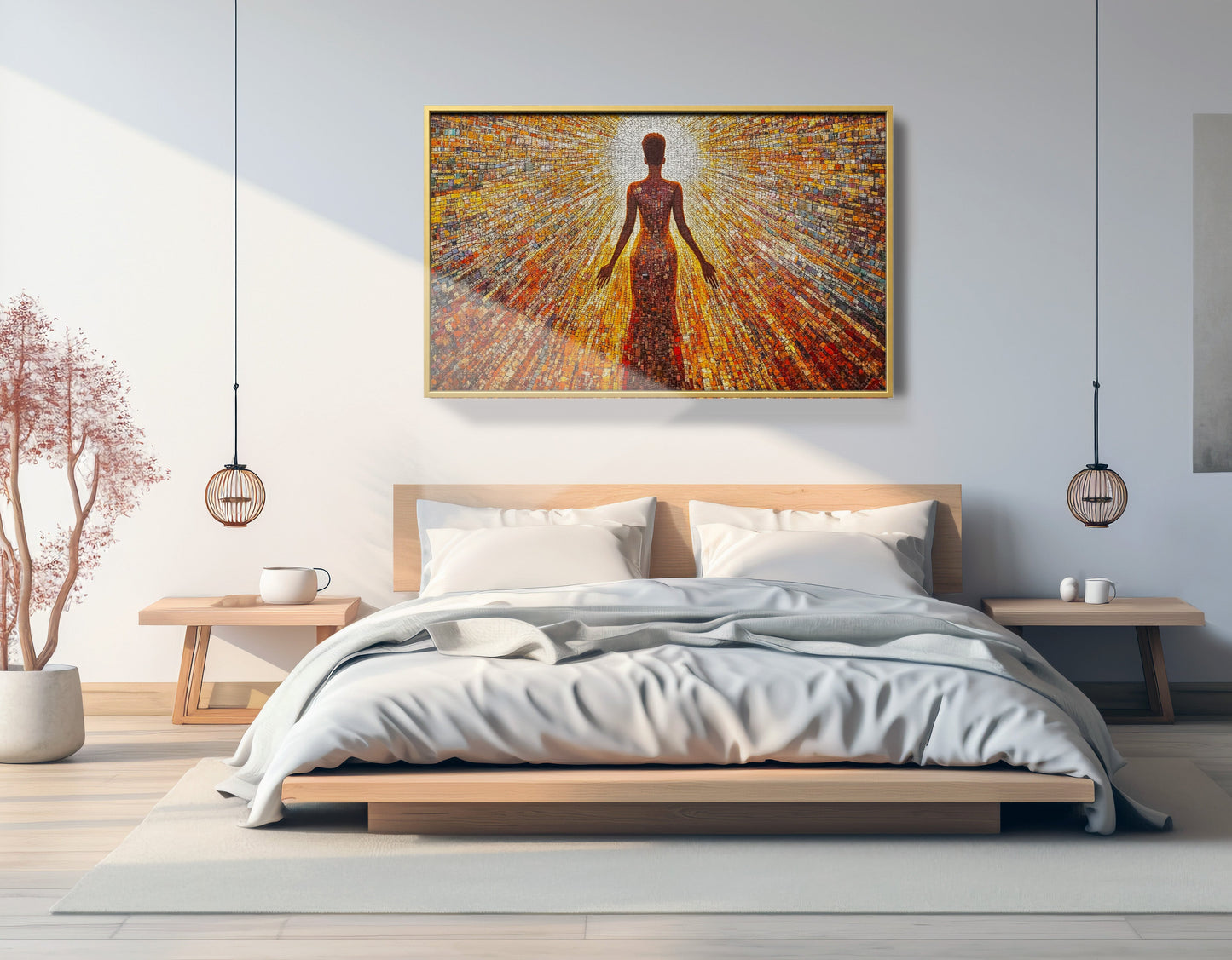 Radiant Black Woman Portrait African American wall art view 39