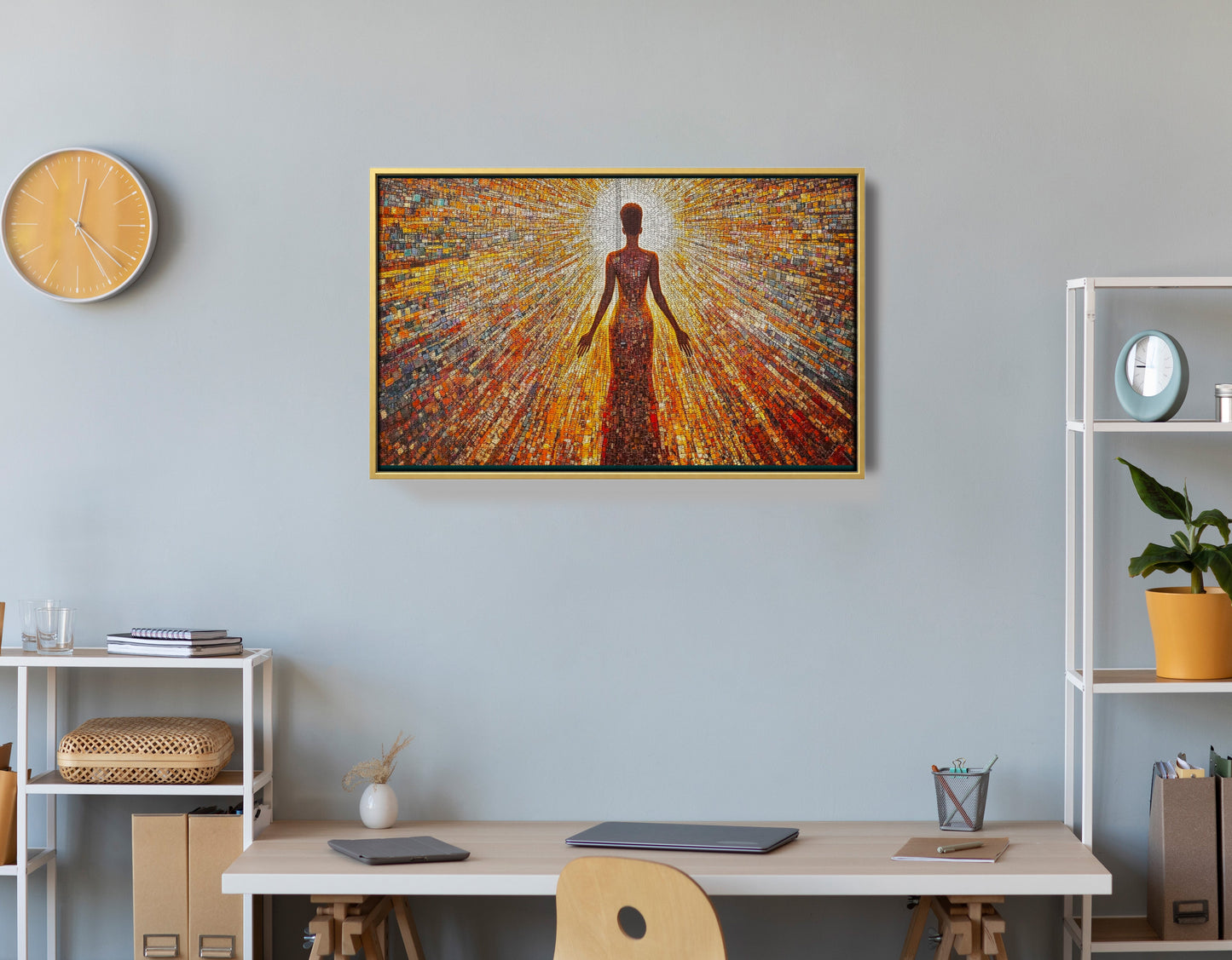Radiant Black Woman Portrait African American wall art view 42