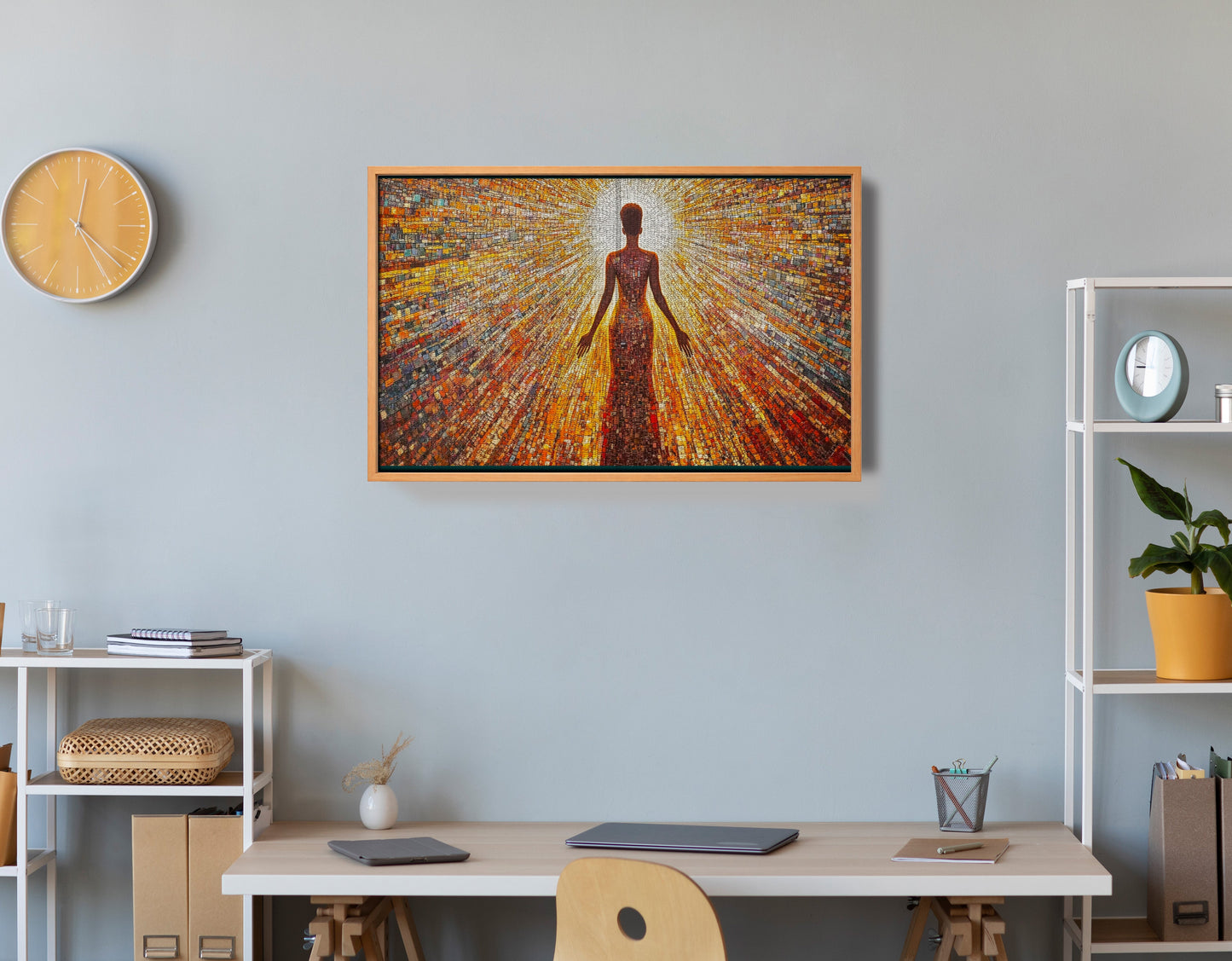 Radiant Black Woman Portrait African American wall art view 48