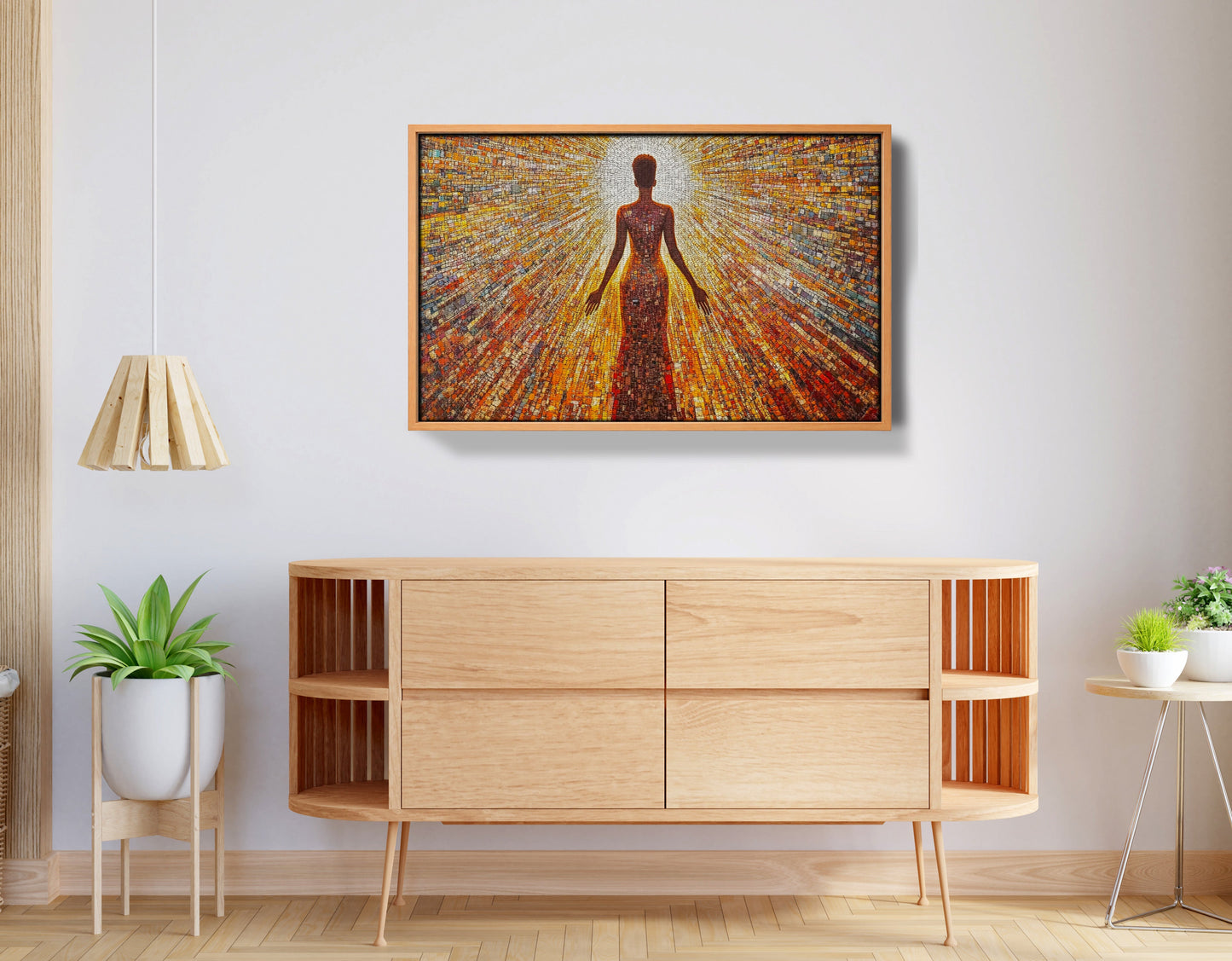 Radiant Black Woman Portrait African American wall art view 44