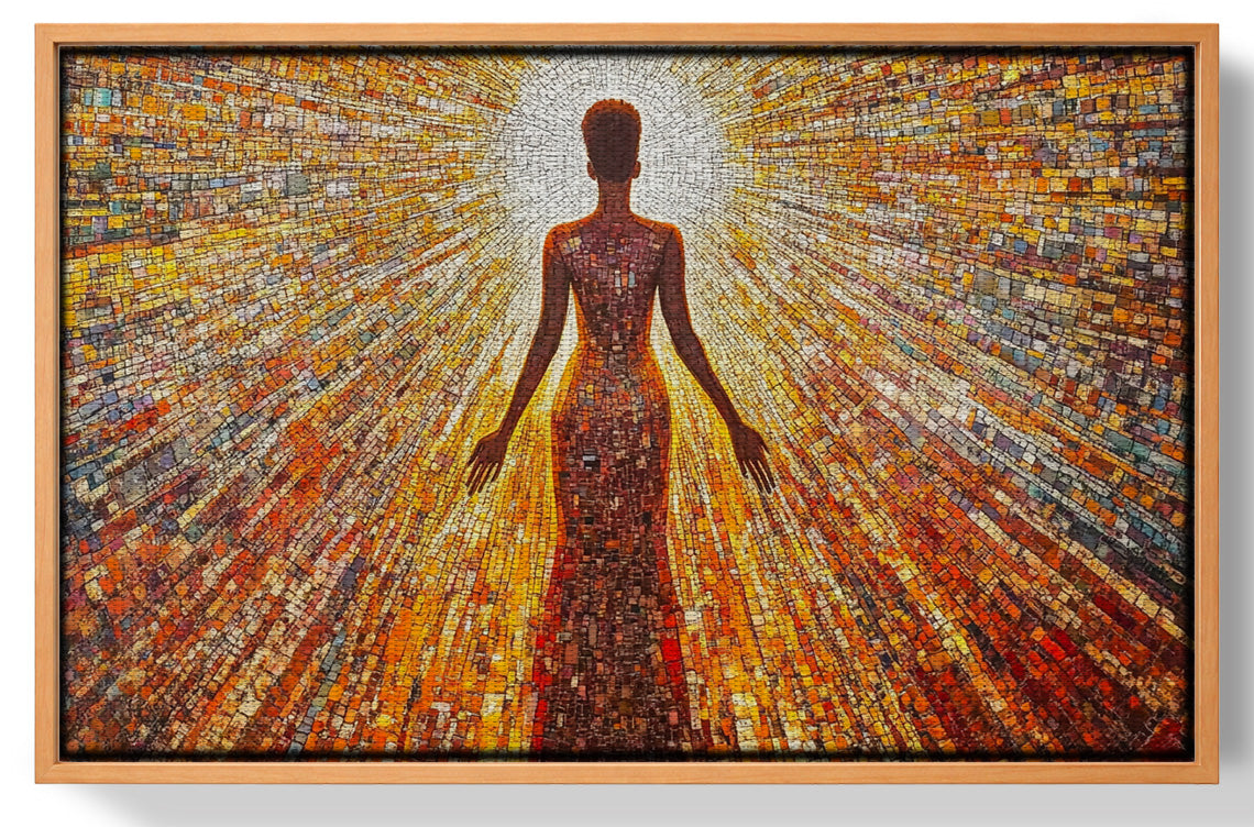 Radiant Black Woman Portrait African American wall art view 43