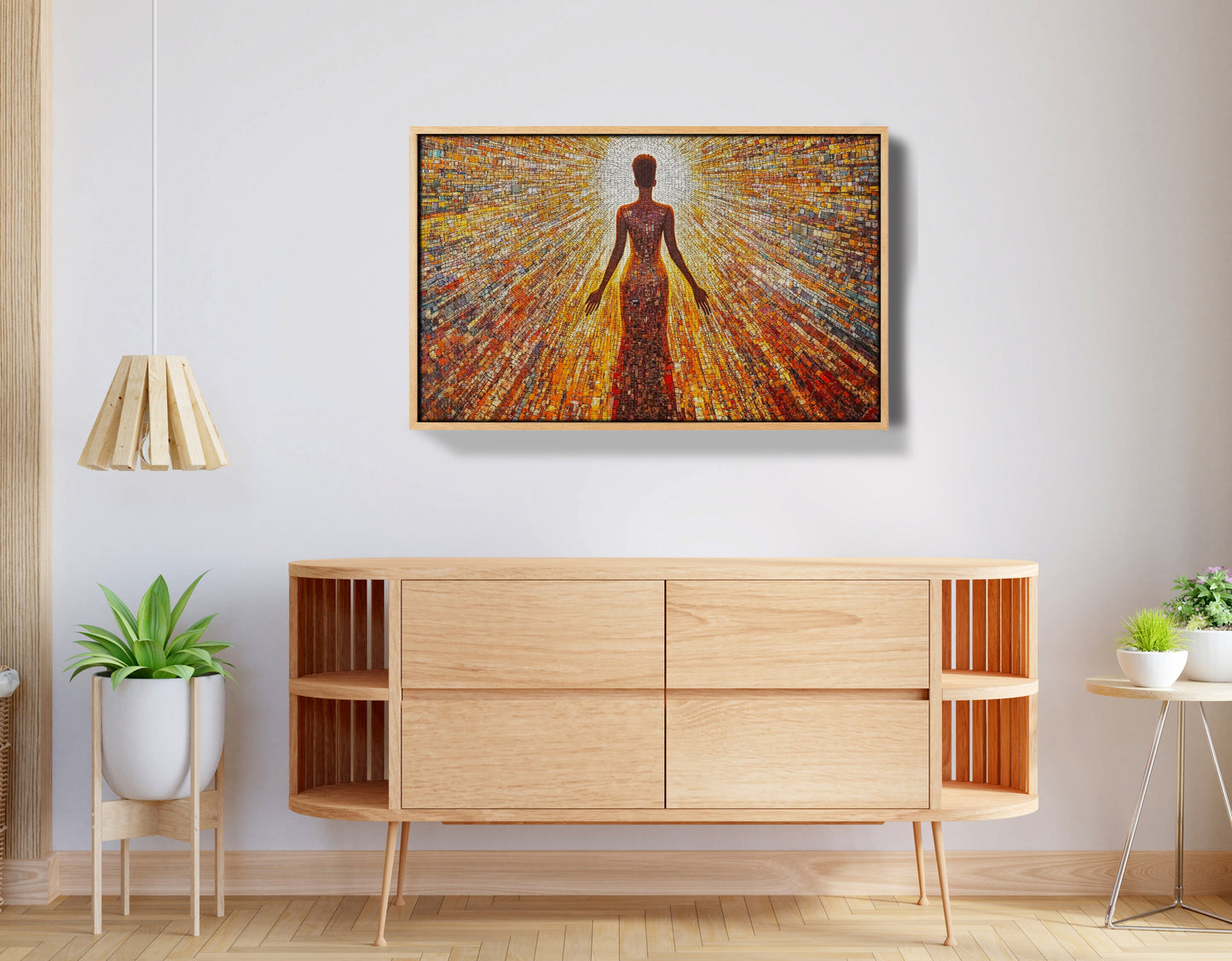 Radiant Black Woman Portrait African American wall art view 50