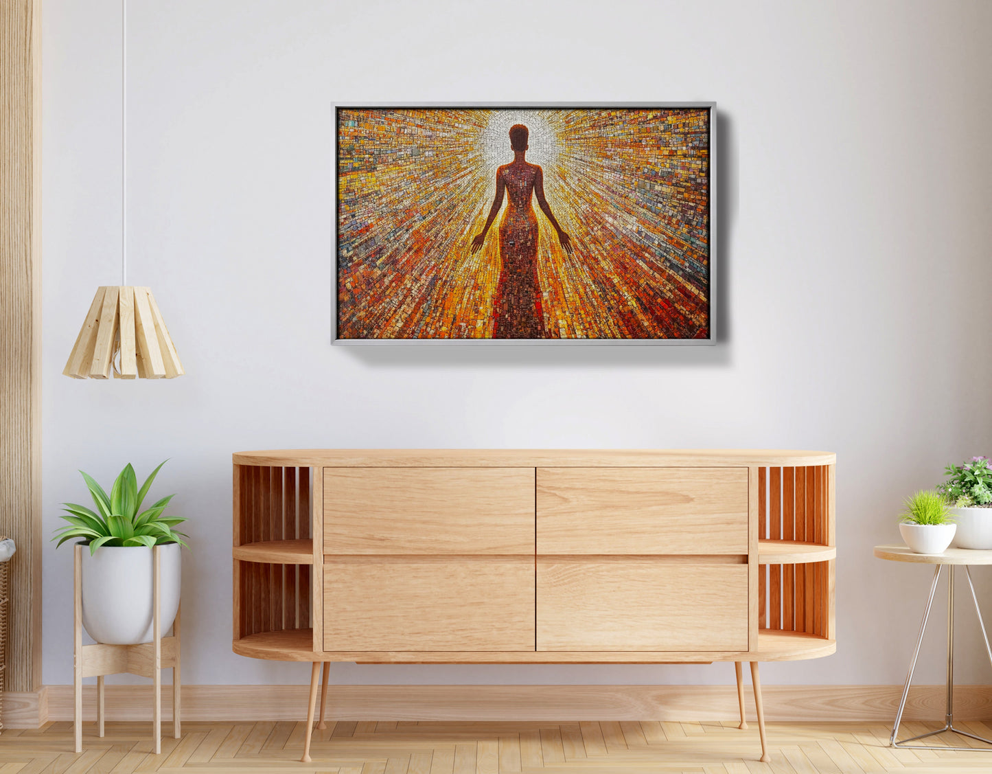 Radiant Black Woman Portrait African American wall art view 56