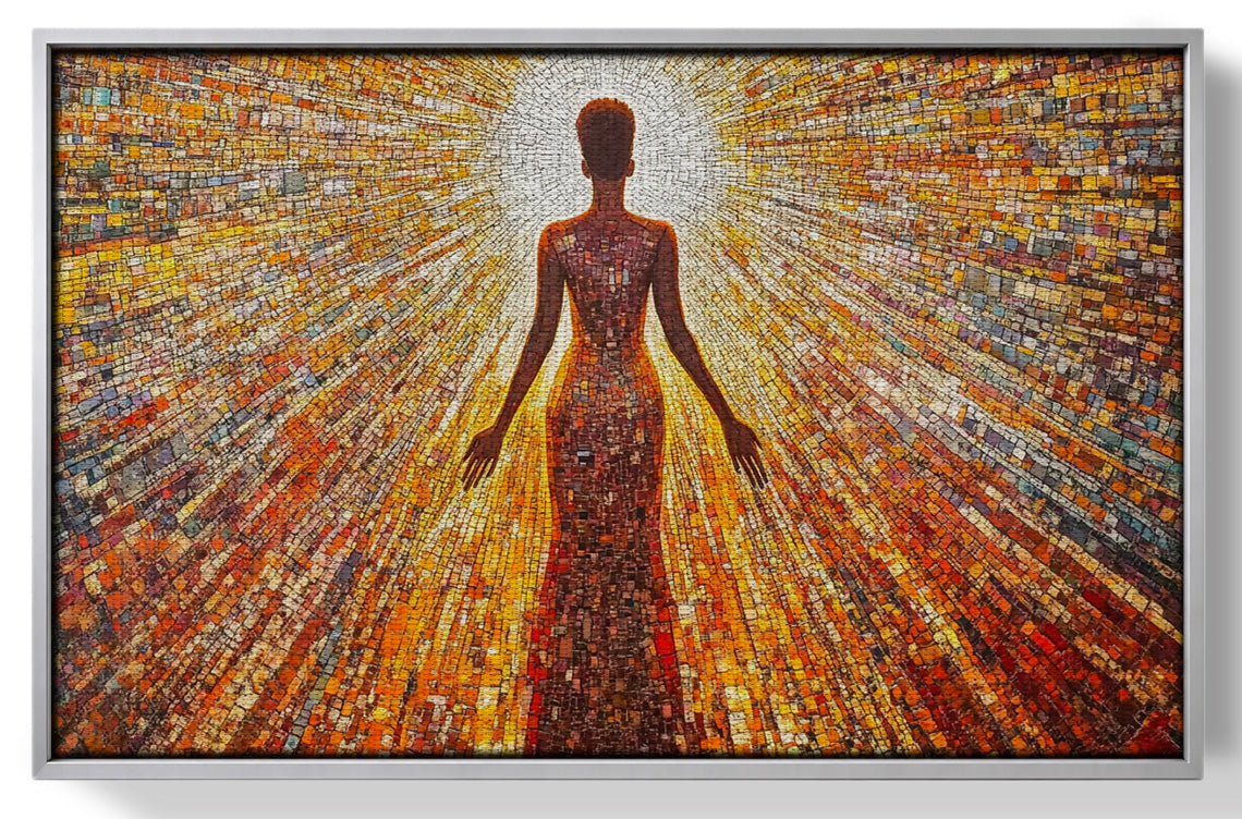 Radiant Black Woman Portrait African American wall art view 55