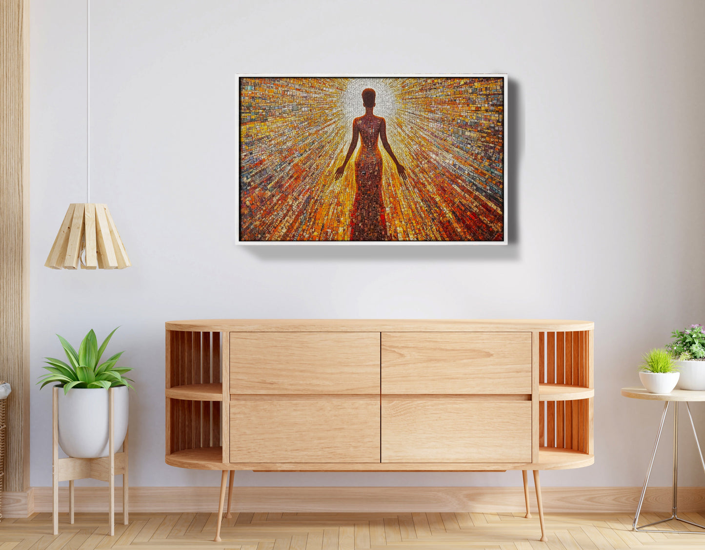 Radiant Black Woman Portrait African American wall art view 62