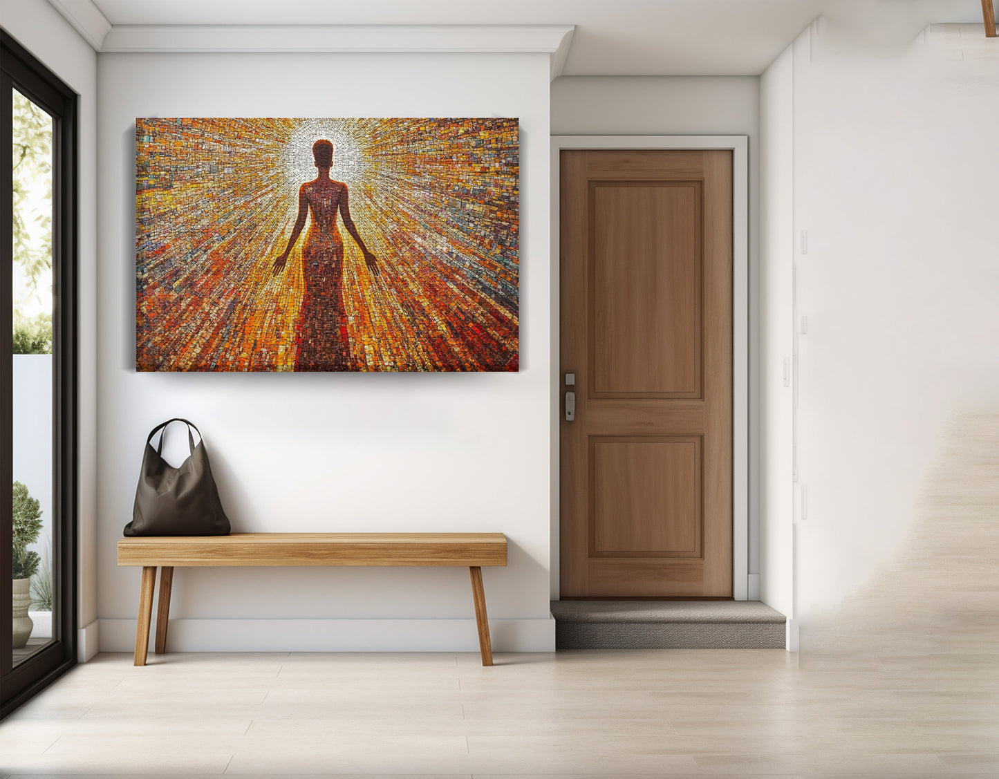 Radiant Black Woman Portrait African American wall art view 17