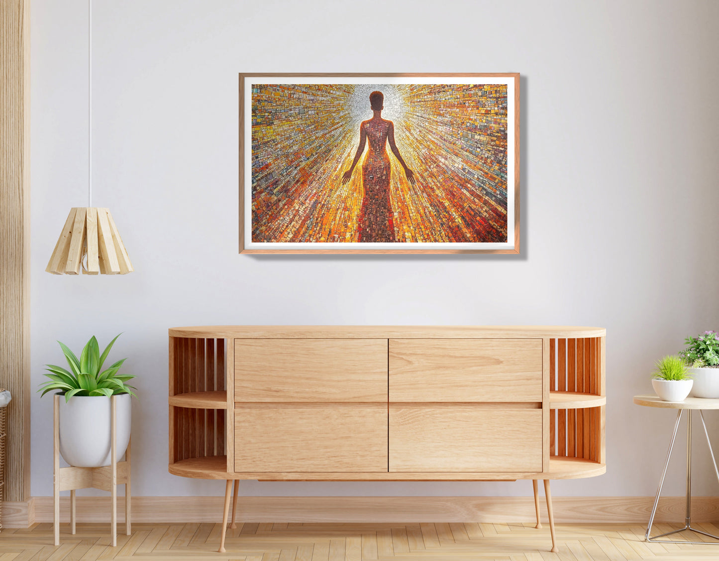 Radiant Black Woman Portrait African American wall art view 80