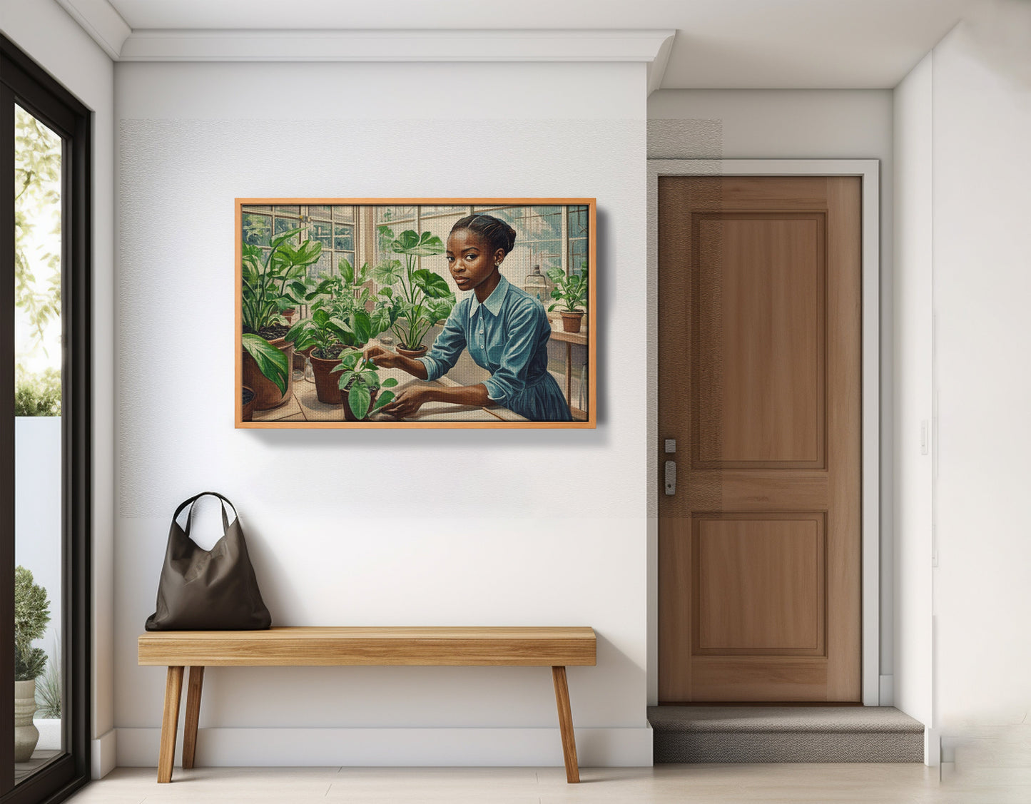 Black Girl Plant Lover Black children wall art view 47