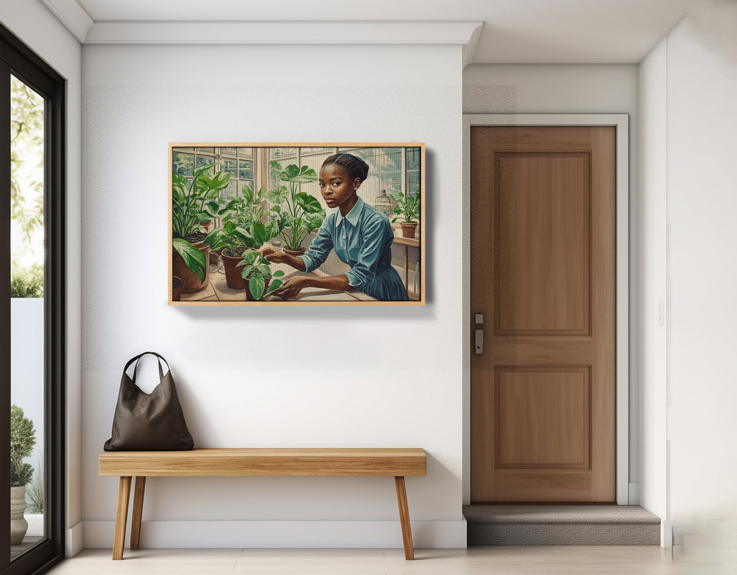 Black Girl Plant Lover Black children wall art view 53