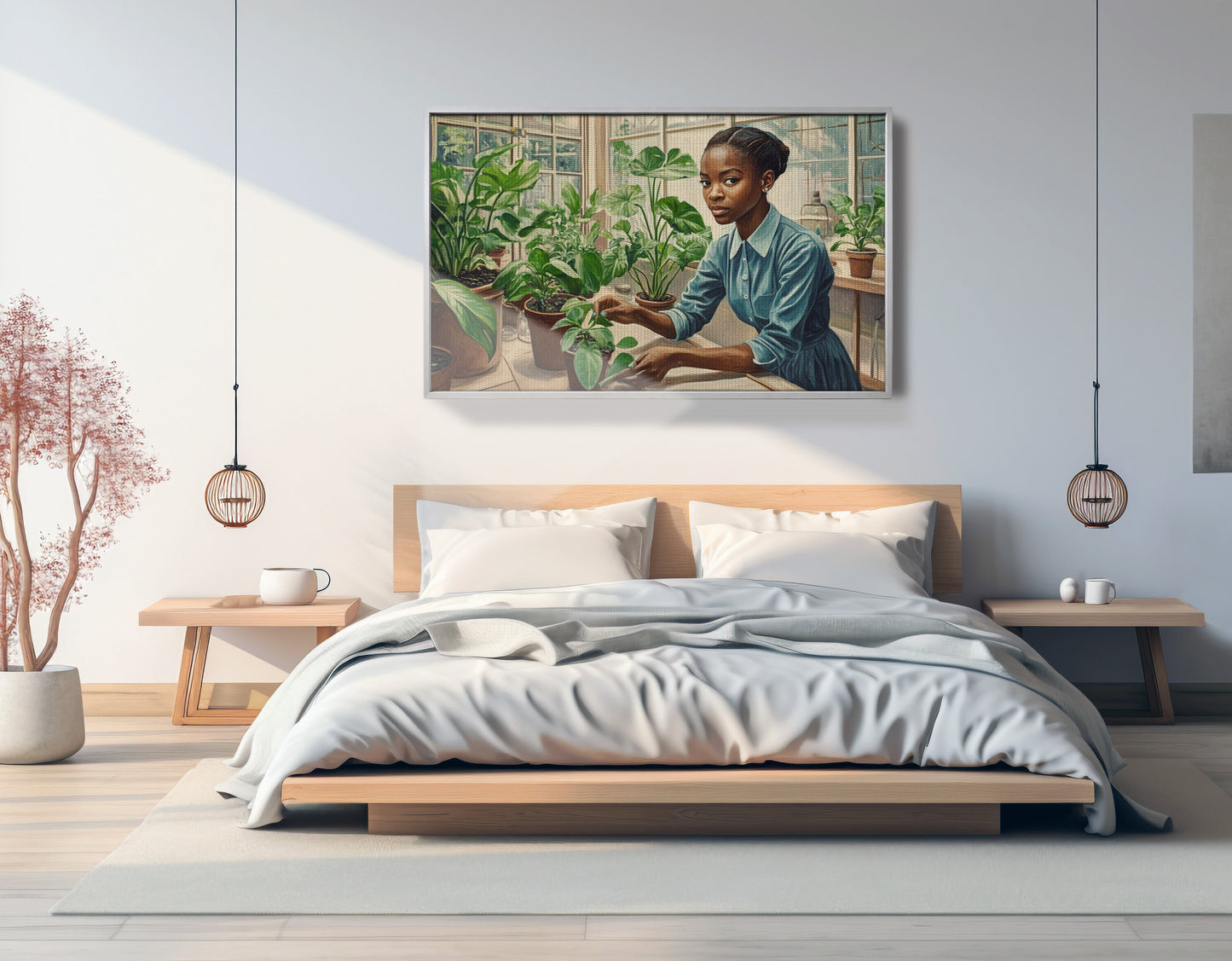 Black Girl Plant Lover Black children wall art view 57