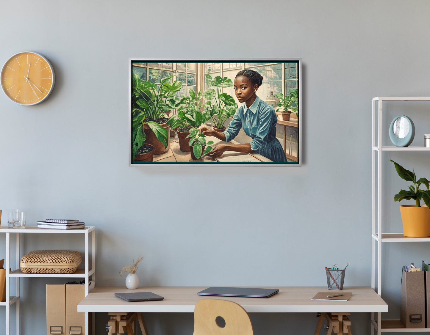 Black Girl Plant Lover Black children wall art view 60