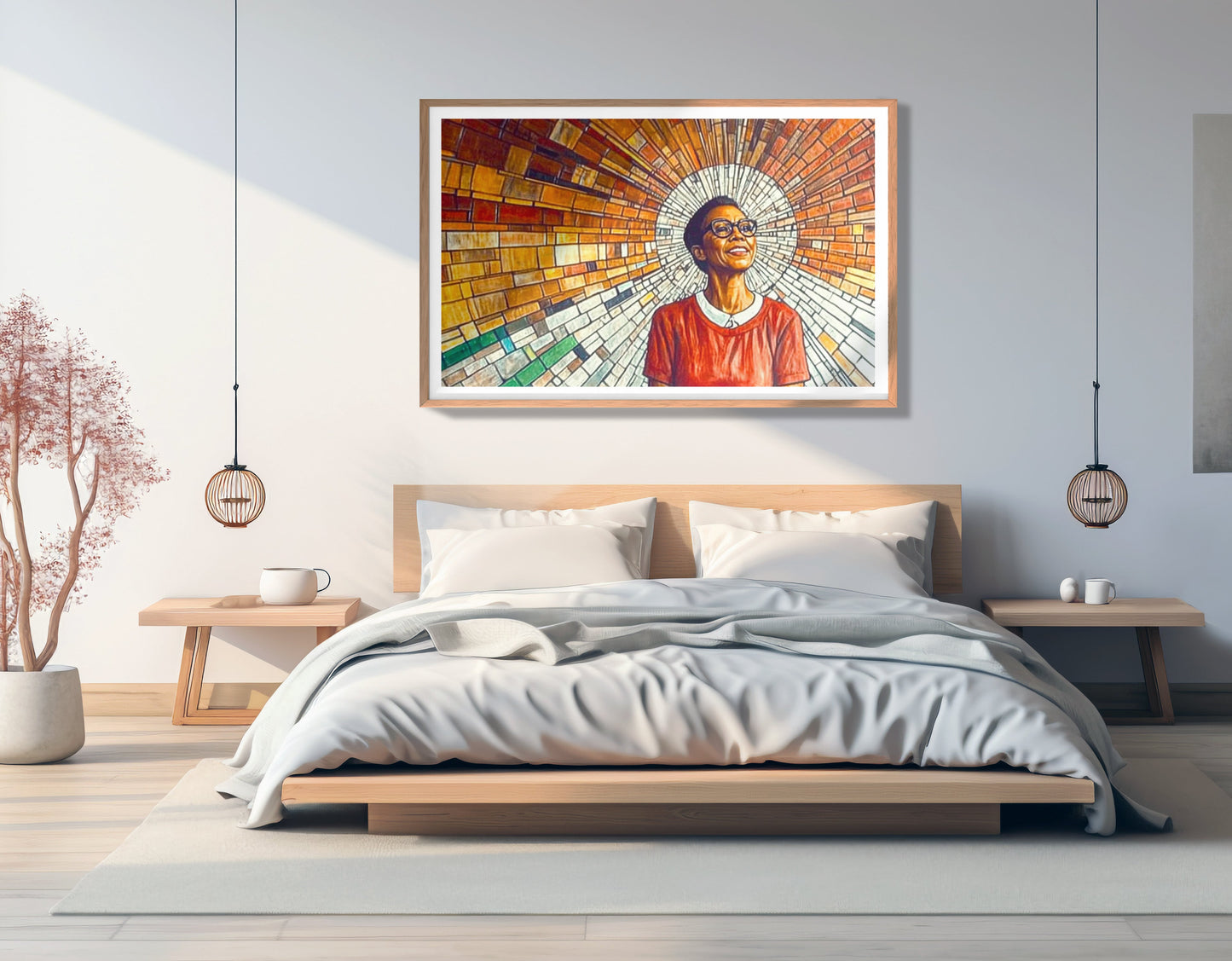 Black Woman Joyful Portrait African American wall art view 81
