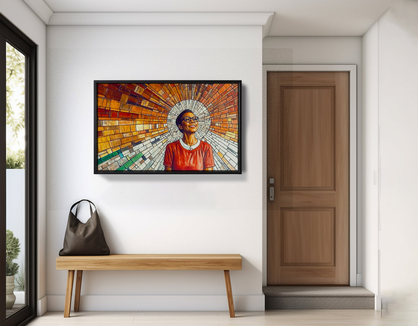 Black Woman Joyful Portrait African American wall art view 29