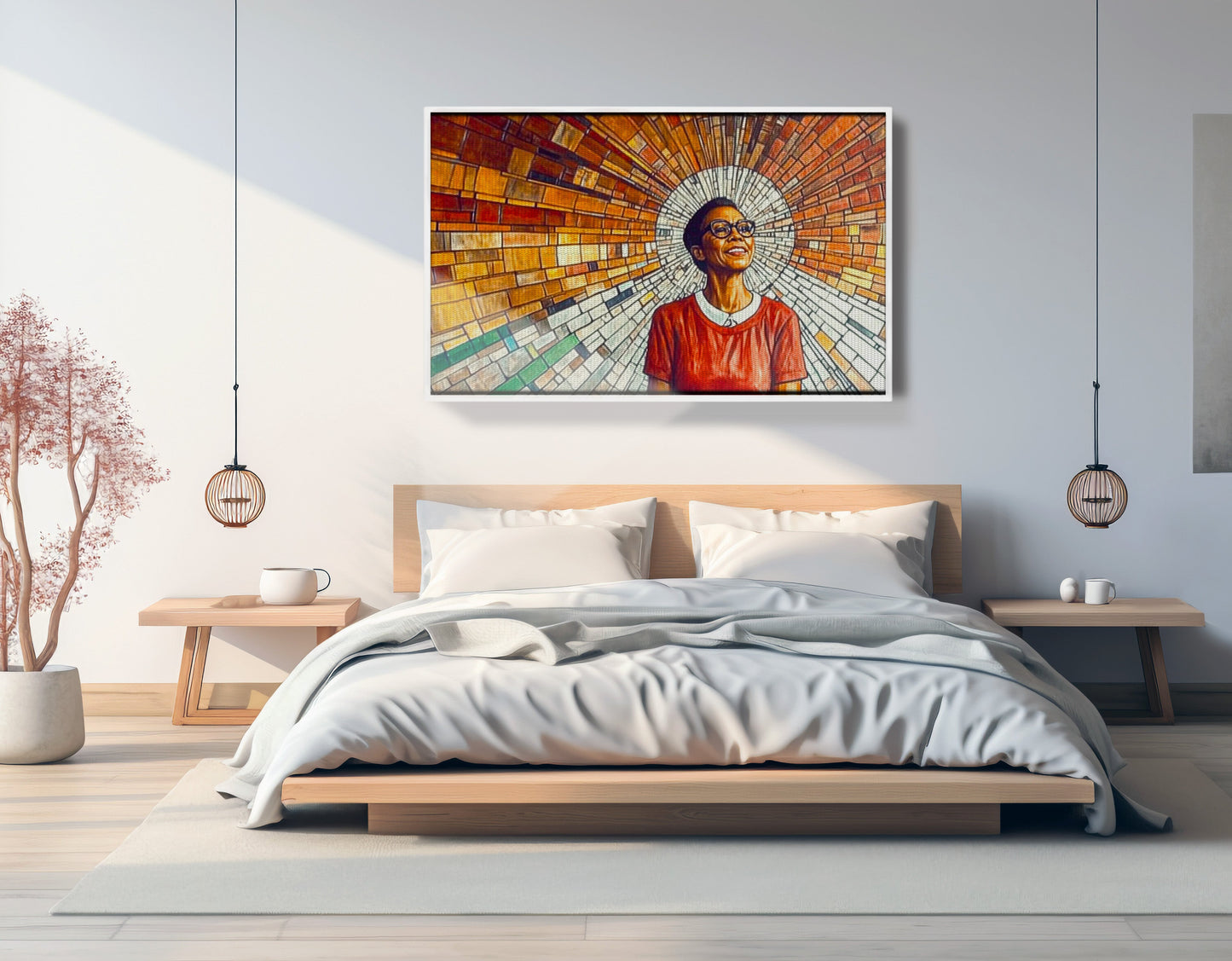 Black Woman Joyful Portrait African American wall art view 63