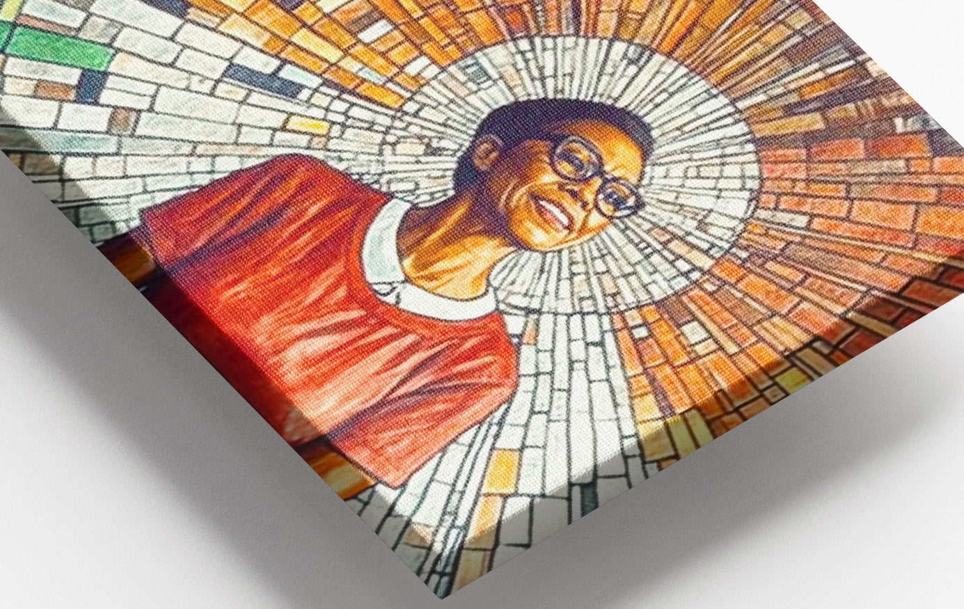 Black Woman Joyful Portrait African American wall art view 16