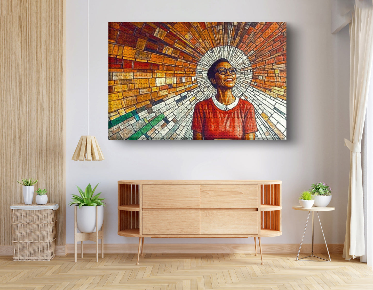 Black Woman Joyful Portrait African American wall art view 14