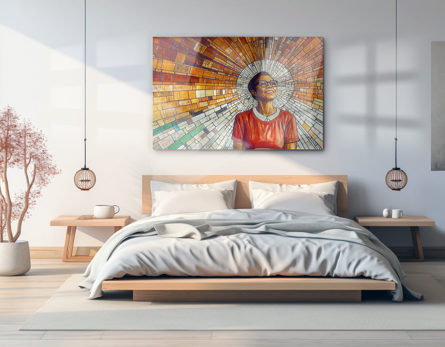 Black Woman Joyful Portrait African American wall art view 21