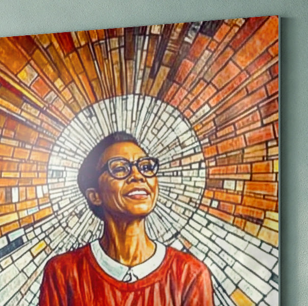 Black Woman Joyful Portrait African American wall art view 22