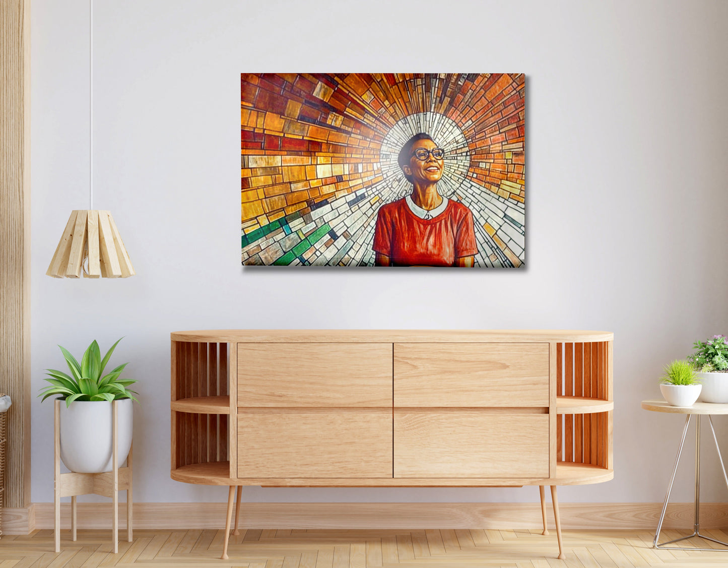 Black Woman Joyful Portrait African American wall art view 20