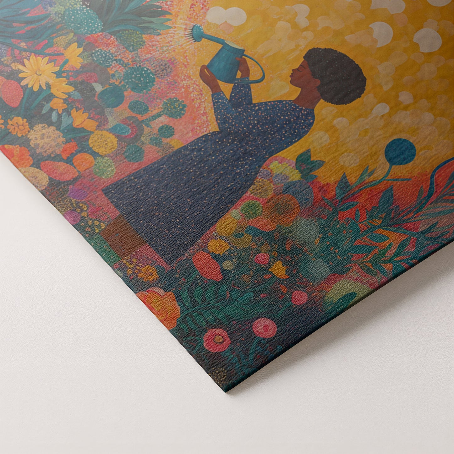 Black Girl Garden Black children wall art artwork by MoomZee Artwork