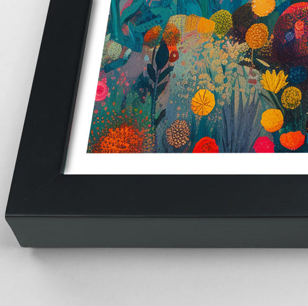 Black Girl Garden Black children wall art view 70