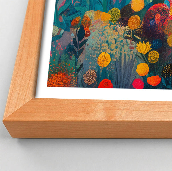 Black Girl Garden Black children wall art view 82