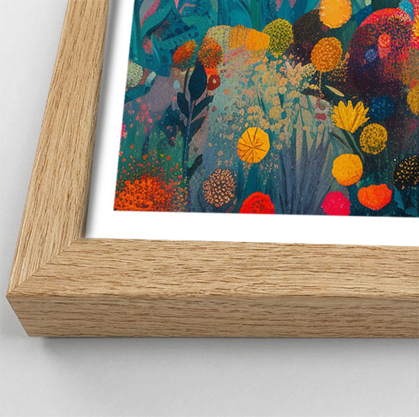 Black Girl Garden Black children wall art view 76
