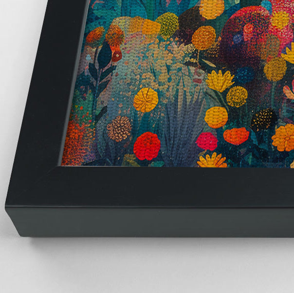 Black Girl Garden Black children wall art view 28