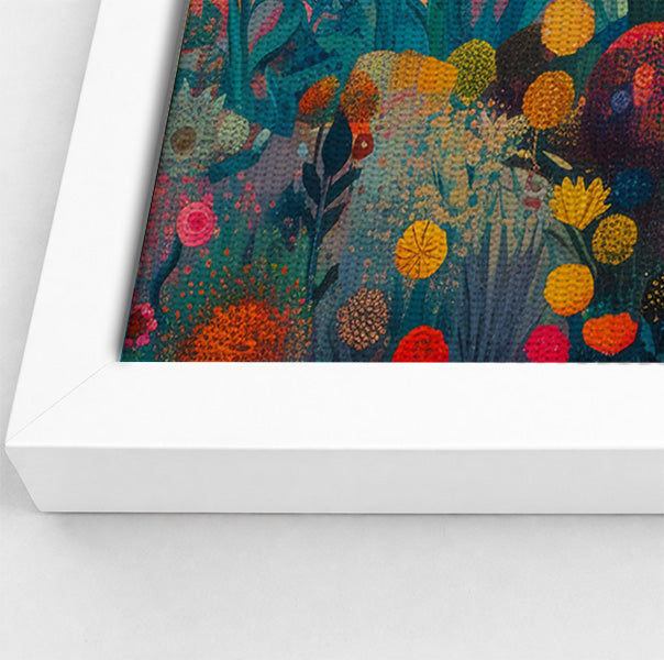 Black Girl Garden Black children wall art view 64