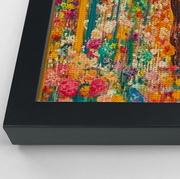 Black Man Floral Portrait African American wall art view 28
